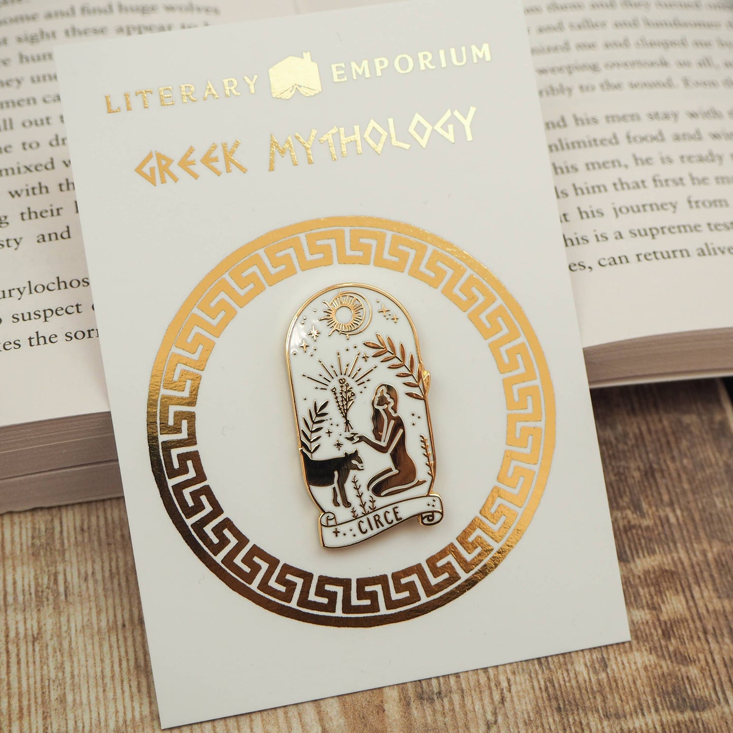 Circe Enamel Pin Badge - Greek Mythology Collection