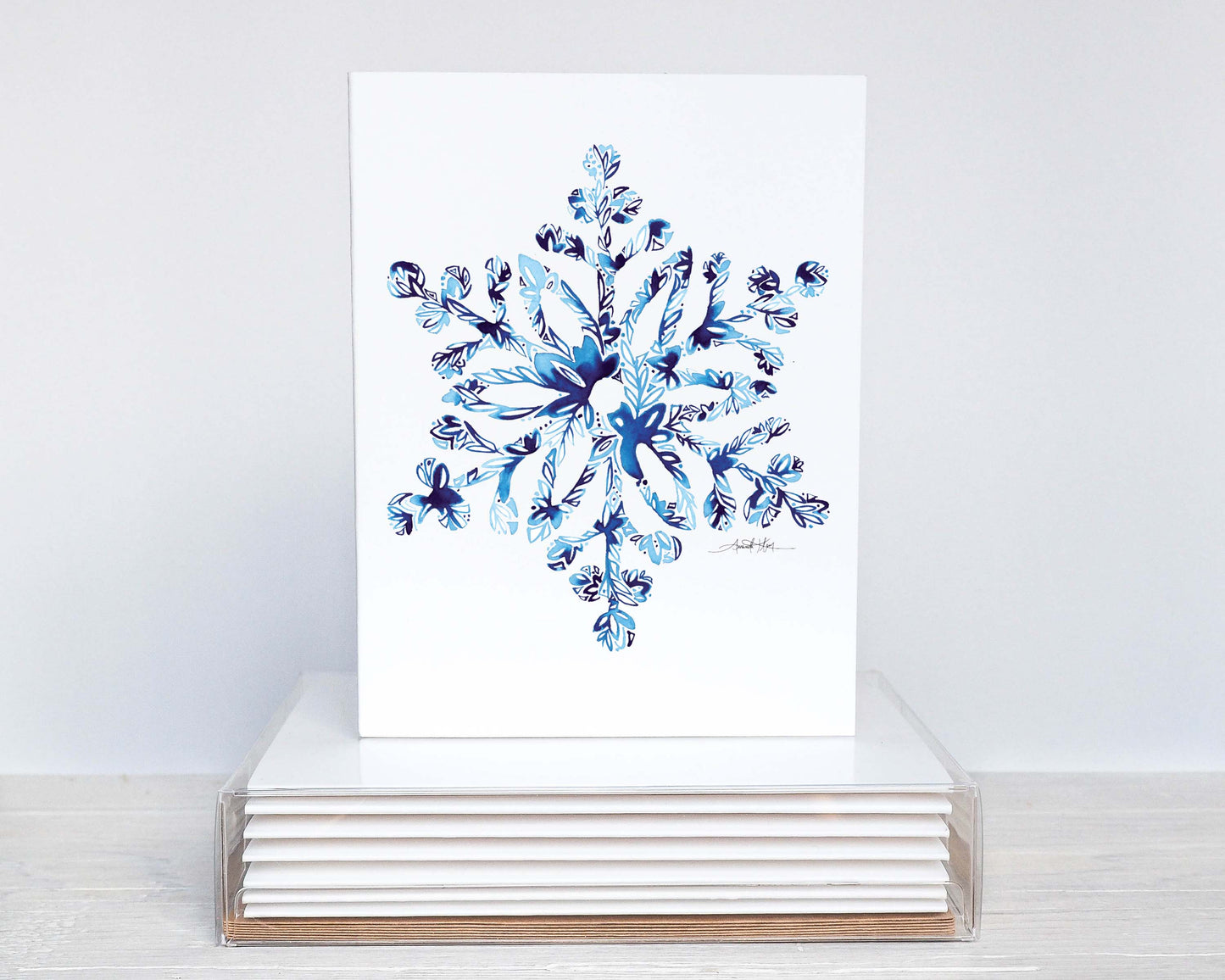 Amanda Klein Co. - Snowflake Notecard Stationery Set 