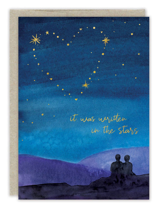 Biely & Shoaf - Written In The Stars Wedding Card