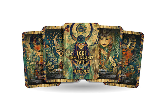 Ibiza Tarot USA - Loki - The Trickster's Path Oracle Deck Cards - Navigating the complexities and challenges with cunning and wit