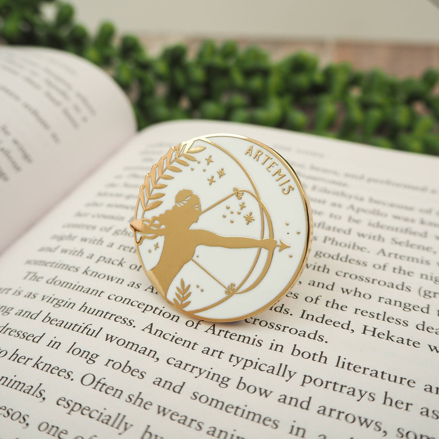 Artemis Enamel Pin Badge - Greek Mythology Collection