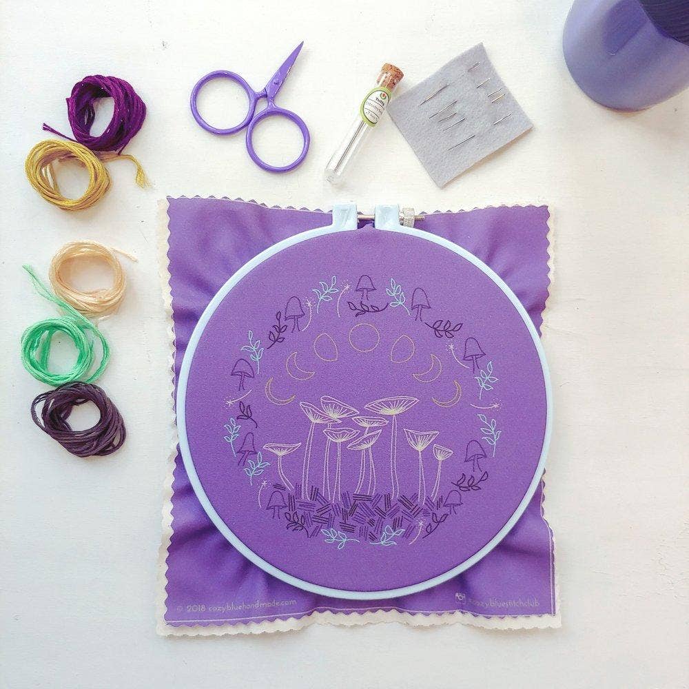 cozyblue handmade - fairy ring embroidery kit