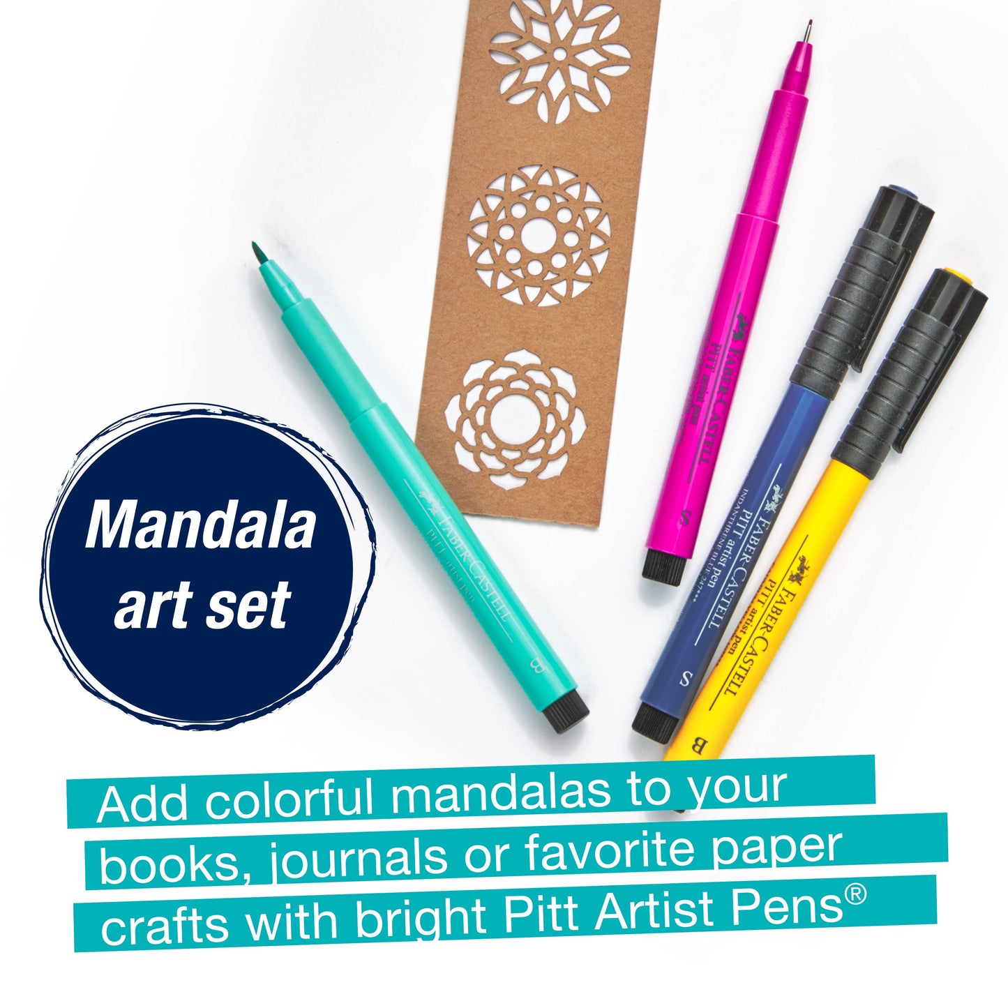 Pitt Artist Pen, Mandala Art - Set of 4