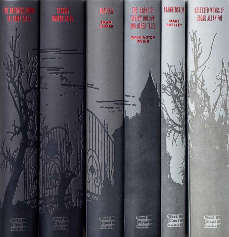 Simon & Schuster - Word Cloud Classics: Horror Collection by Editors of Canterbury Classics