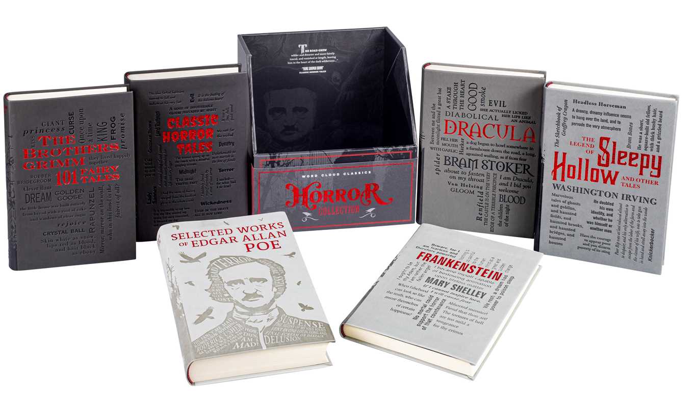 Simon & Schuster - Word Cloud Classics: Horror Collection by Editors of Canterbury Classics