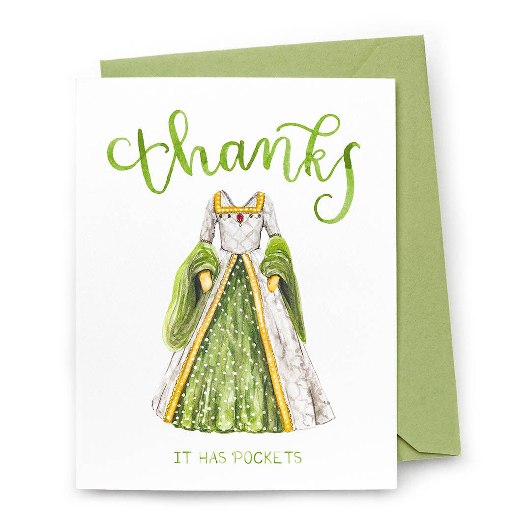 CharmCat - It Has Pockets Card — Nontraditional Nerdy Thank You Card