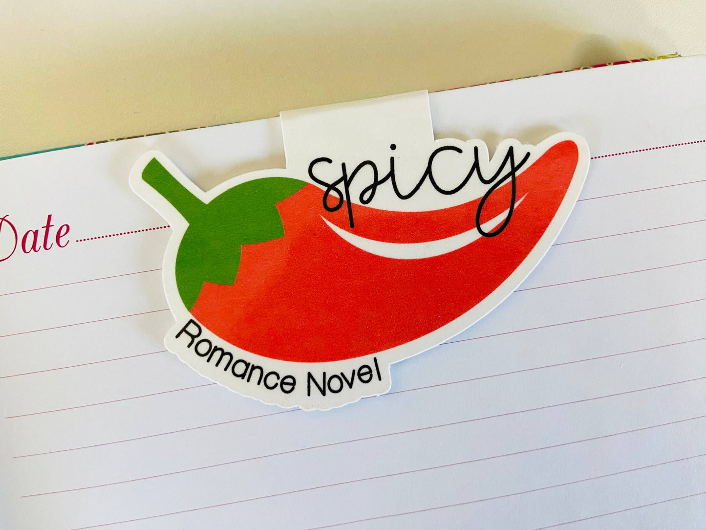 Spicy Romance Novel - Magnetic Bookmark  3.0 x 2.0