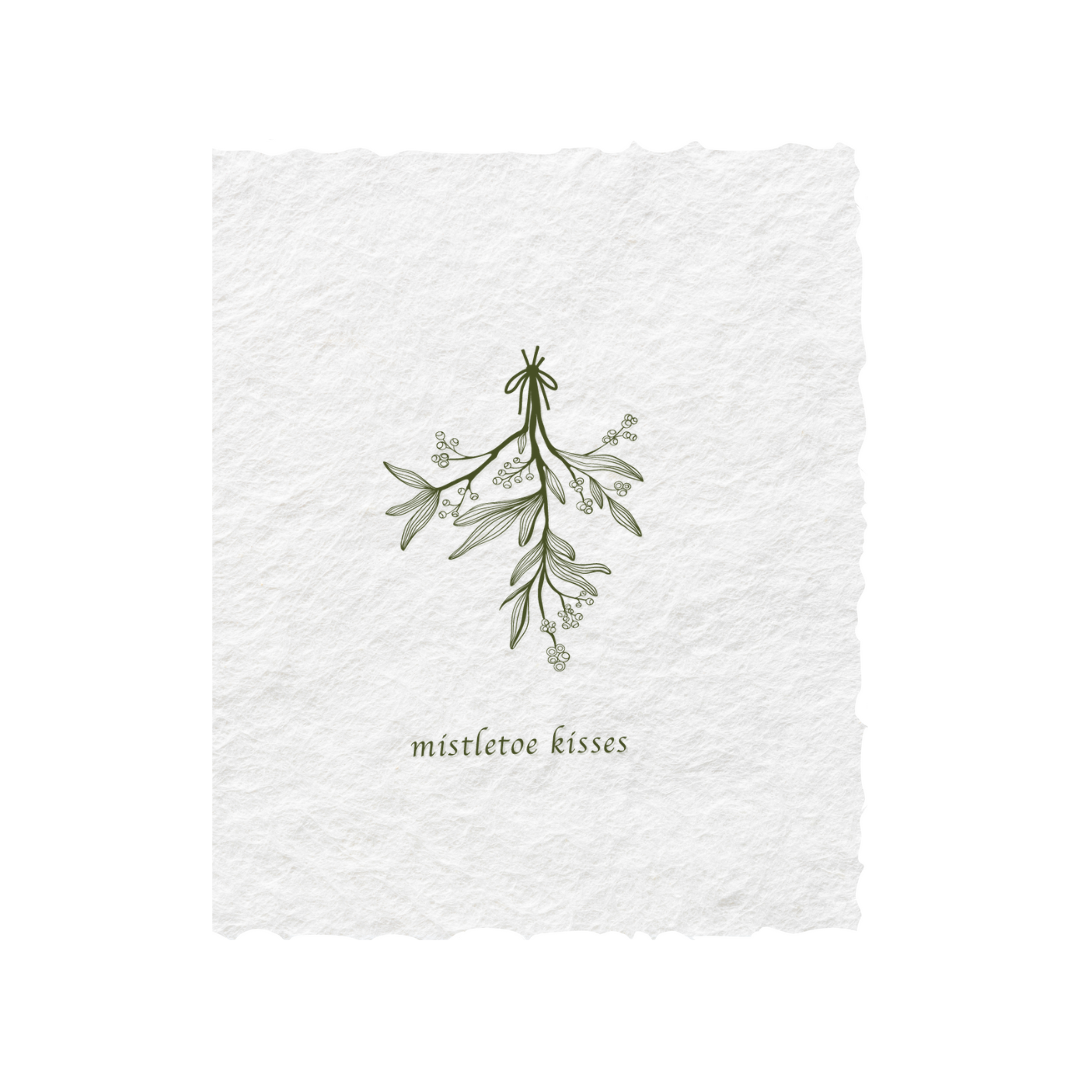 Paper Baristas - Box Set "Mistletoe Kisses" Christmas Holiday Card