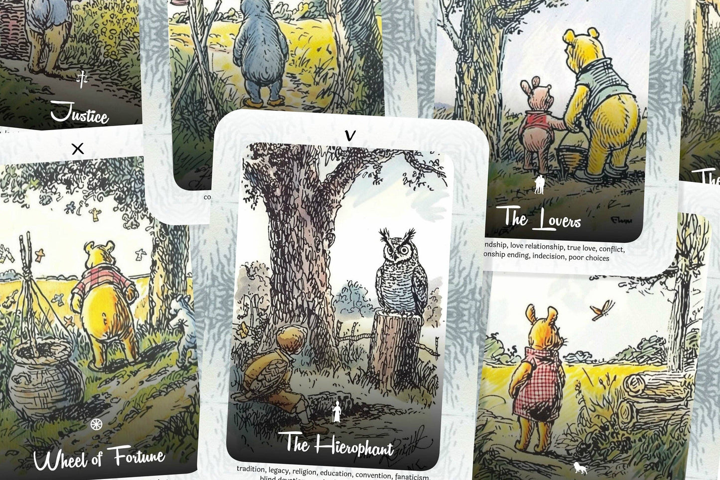 Ibiza Tarot USA - The Tarot of Winnie - 78 cards - Tarot - Tarot Deck - Fortune Telling - Divination tools