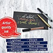 Faber-Castell - Pitt Artist Pen, Metallic Art - Set of 3