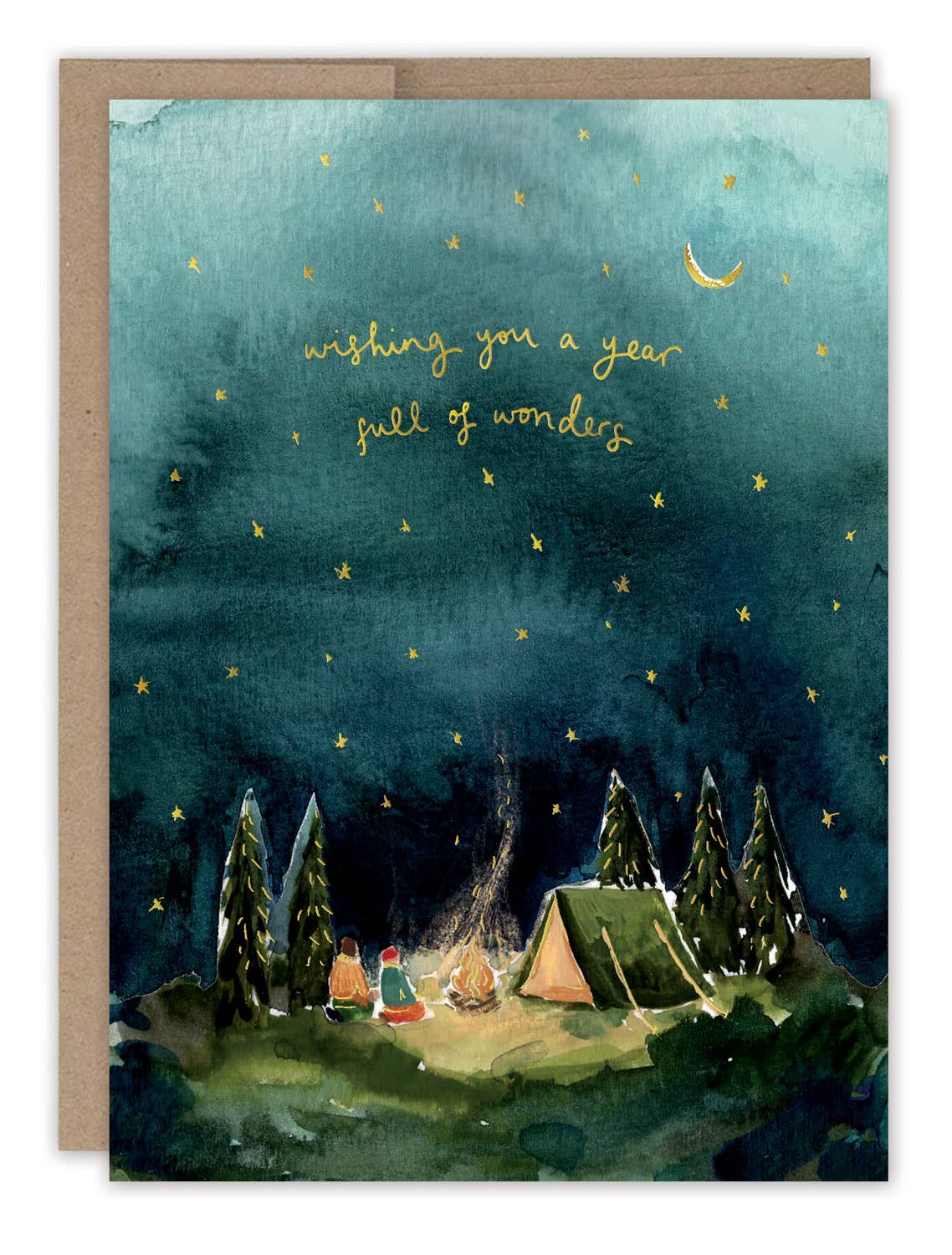 Biely & Shoaf - Starry Night Camping Birthday Card