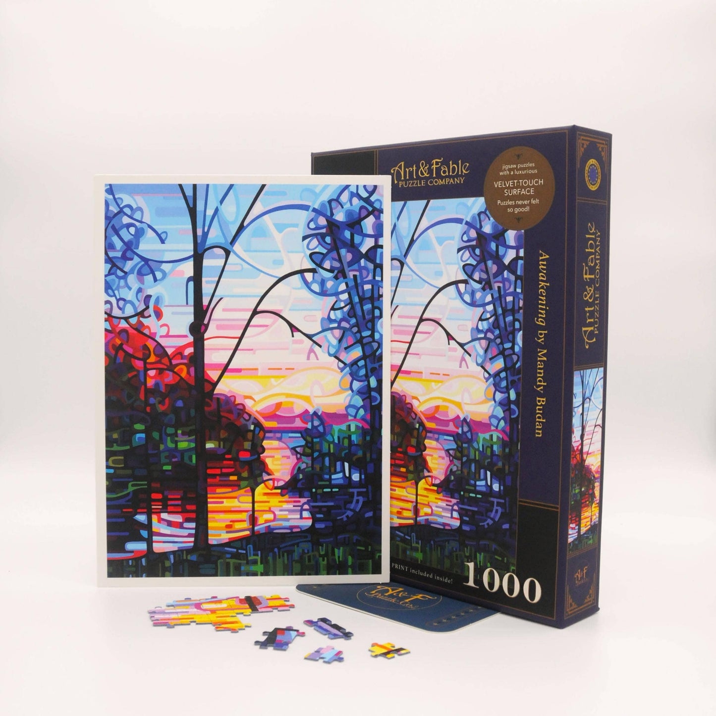 Art & Fable Puzzle Company, LLC - Awakening, 1000-pc Velvet-Touch Jigsaw Puzzle