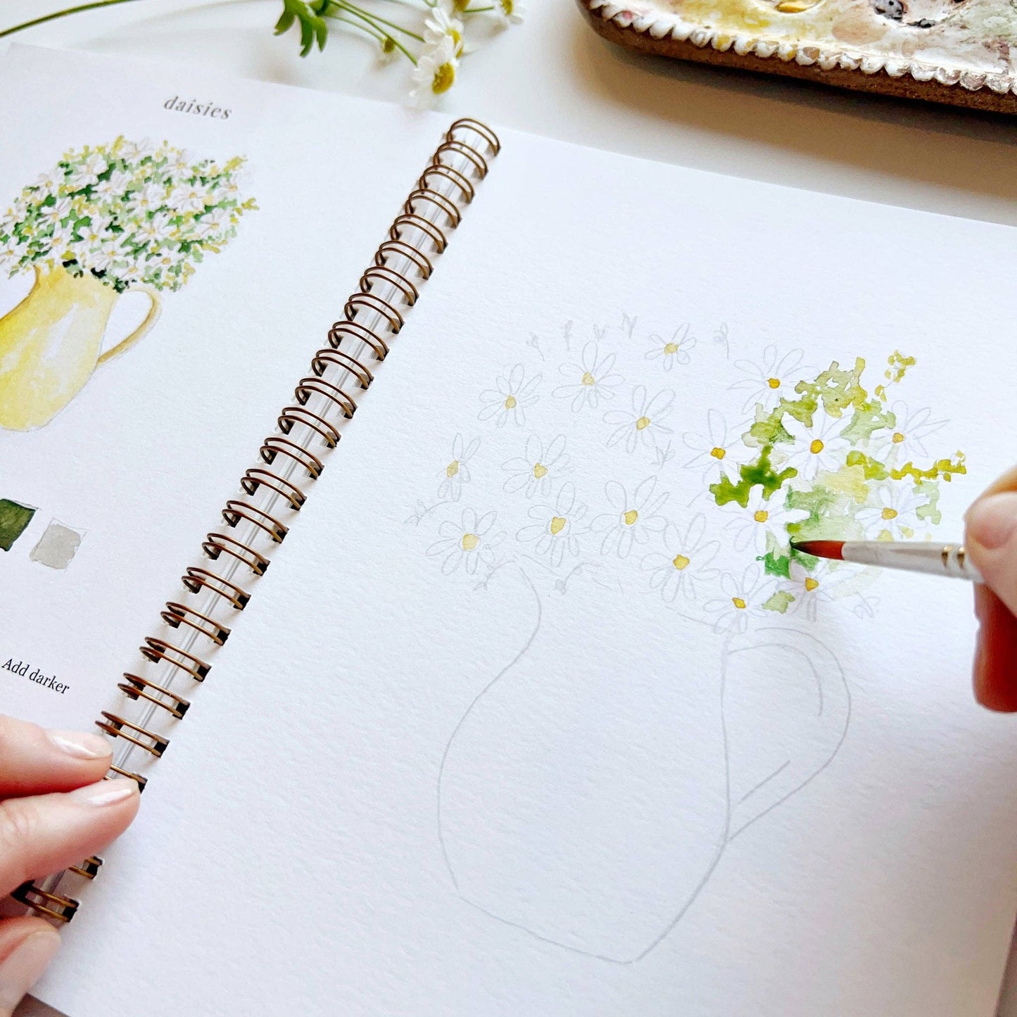 emily lex studio - Flowers watercolor workbook