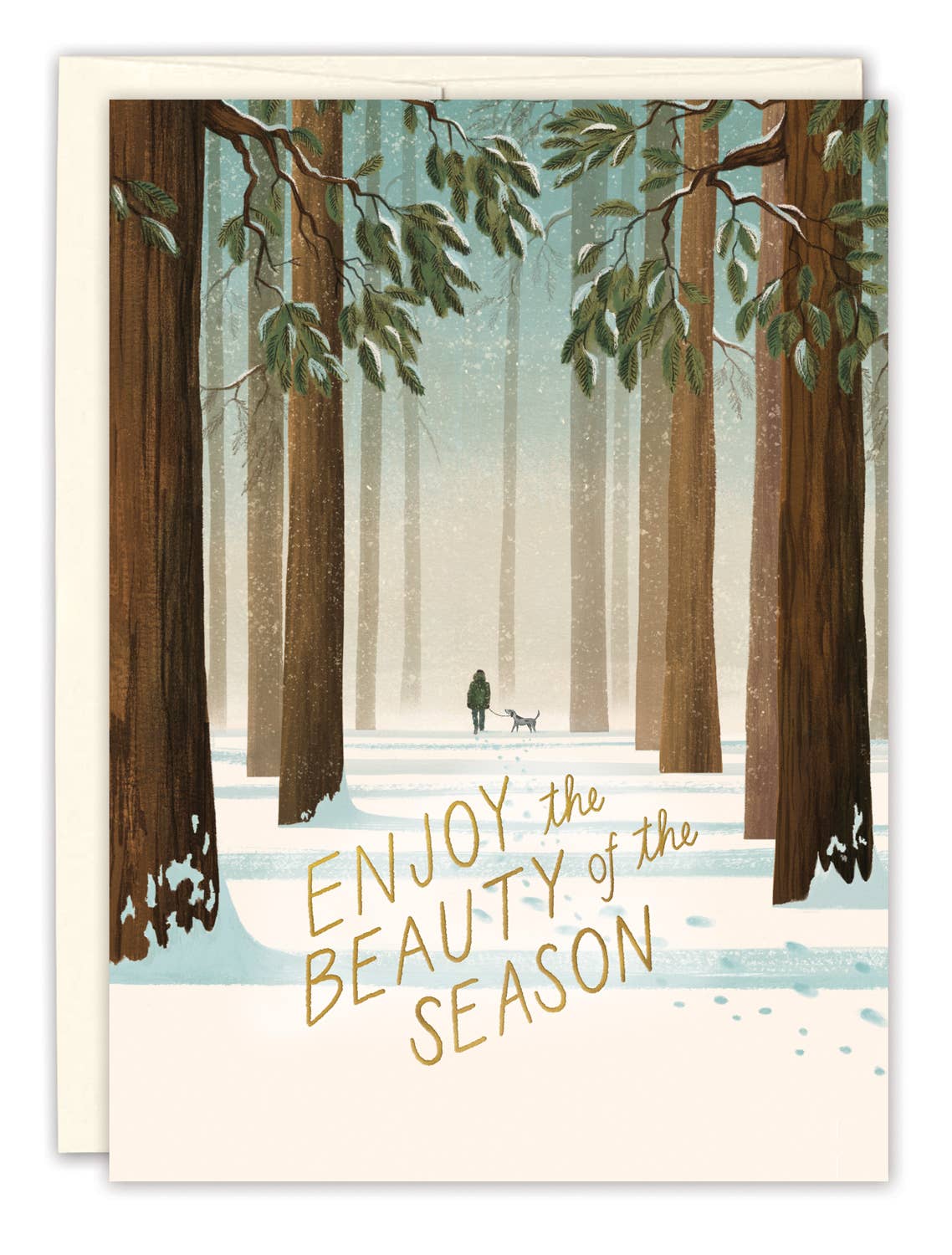 Biely & Shoaf - Winter Walk Boxed Holiday Cards - Set of 10