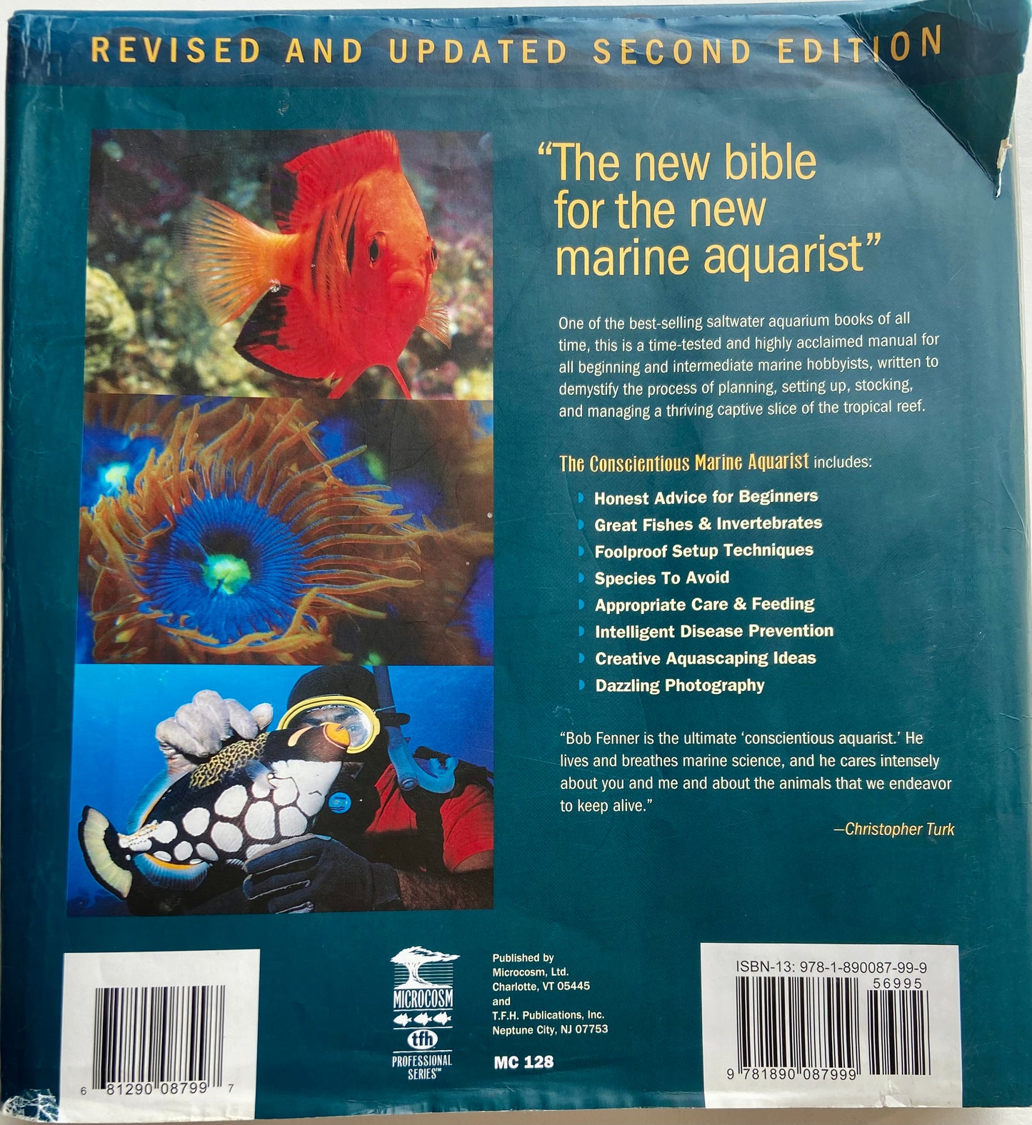 The Conscientious Marine Aquarist: A Commonsense Handbook for Successful Saltwater Hobbyists (Microcosm/T.F.H. Professional)