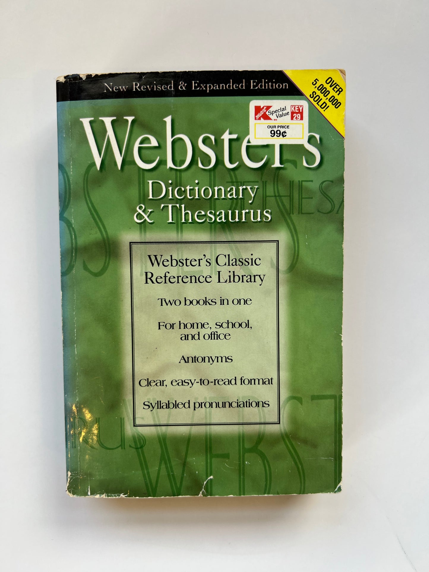Webster's Dictionary and Thesaurus