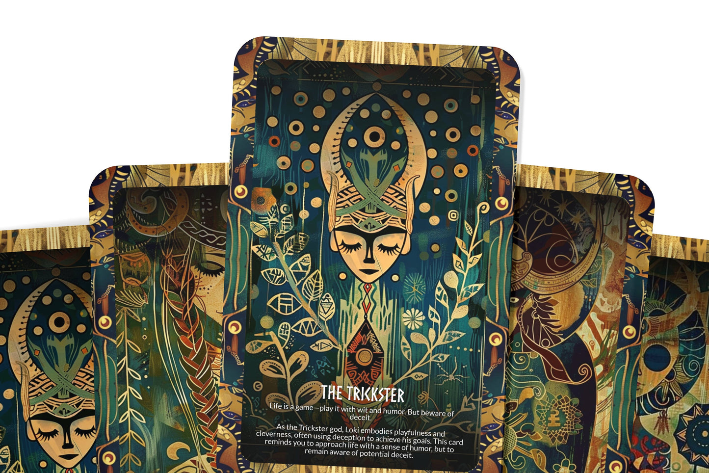 Ibiza Tarot USA - Loki - The Trickster's Path Oracle Deck Cards - Navigating the complexities and challenges with cunning and wit