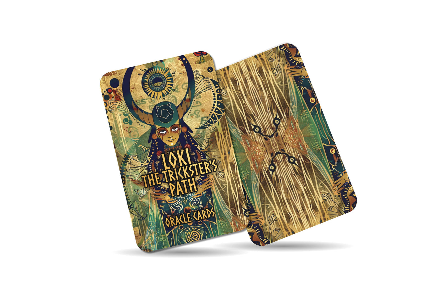 Ibiza Tarot USA - Loki - The Trickster's Path Oracle Deck Cards - Navigating the complexities and challenges with cunning and wit