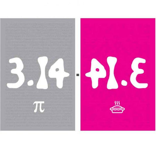 Copernicus Toys - Pi=Pie Postcard |
Math pun postcard