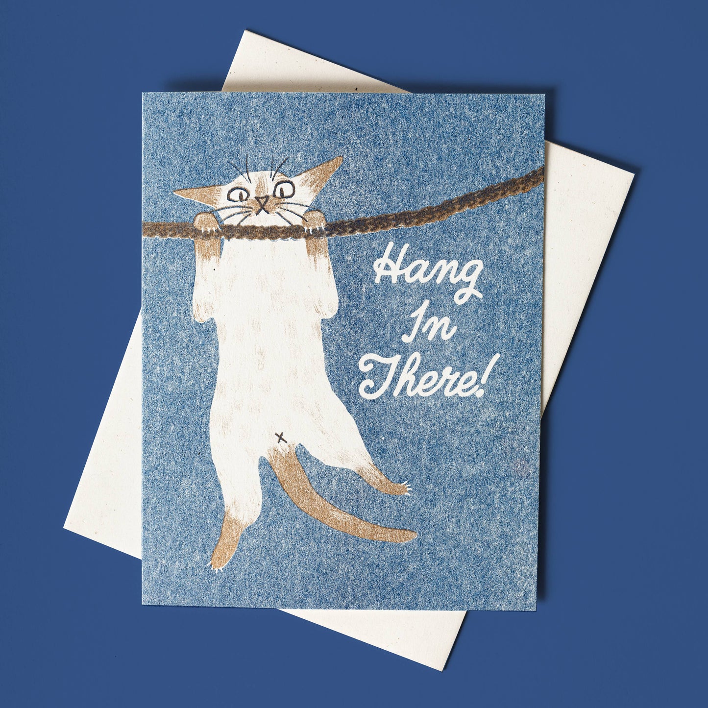 Bromstad Printing Co. - Hang In There! - Risograph Card