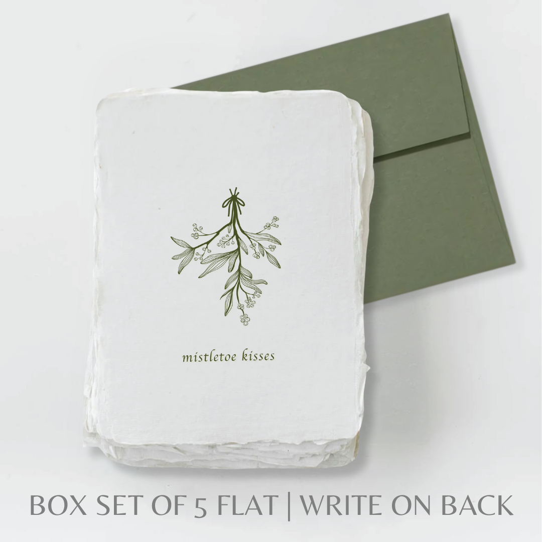 Paper Baristas - Box Set "Mistletoe Kisses" Christmas Holiday Card