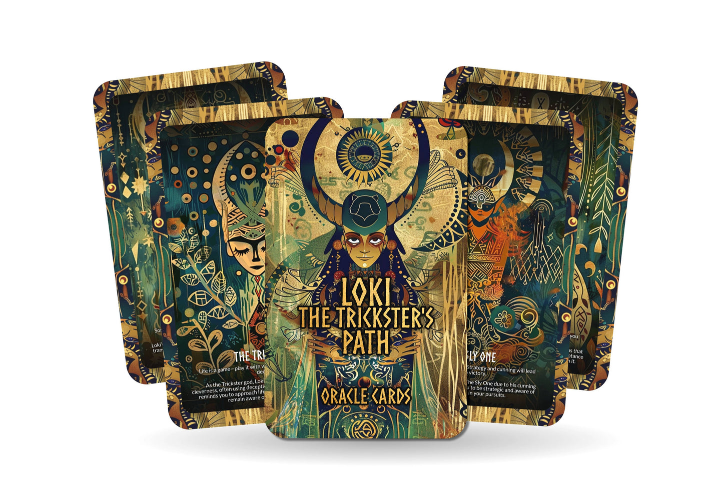 Ibiza Tarot USA - Loki - The Trickster's Path Oracle Deck Cards - Navigating the complexities and challenges with cunning and wit