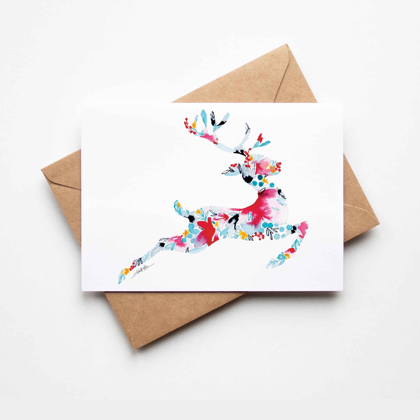 Amanda Klein Co. - Holiday Reindeer Notecard Stationery Set