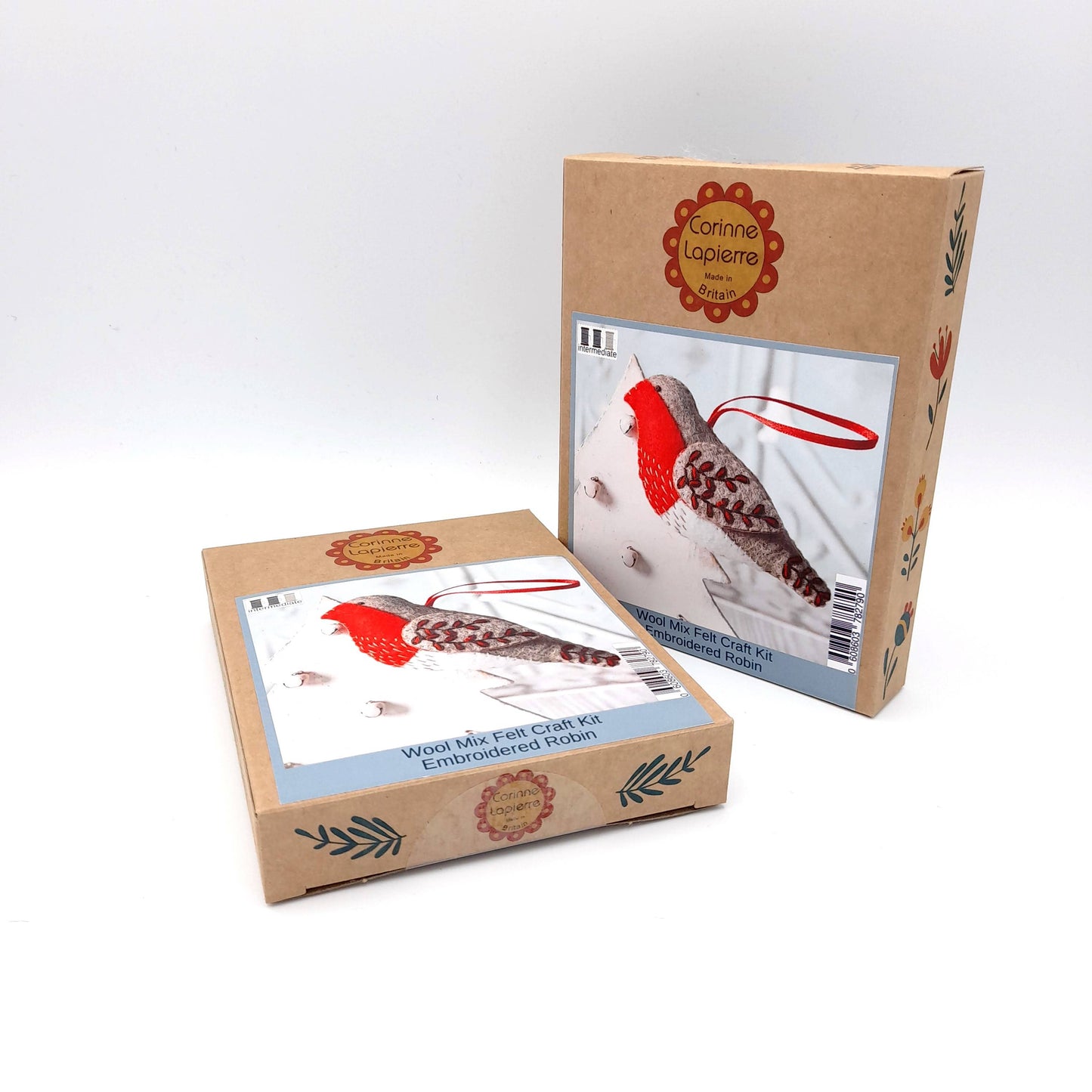 Corinne Lapierre Limited - Embroidered Robin Felt Craft Mini Kit