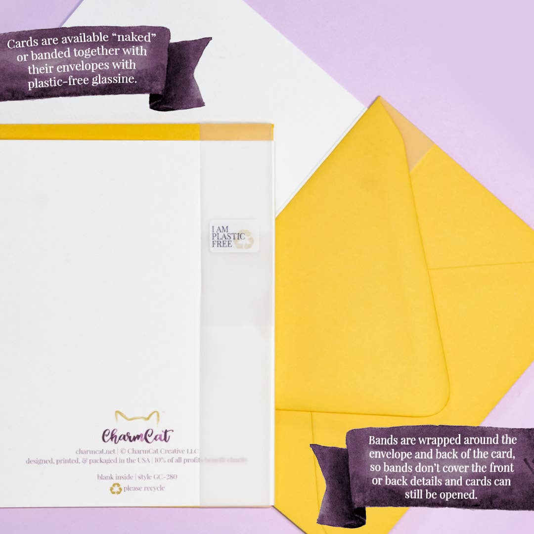 CharmCat - It Has Pockets Card — Nontraditional Nerdy Thank You Card