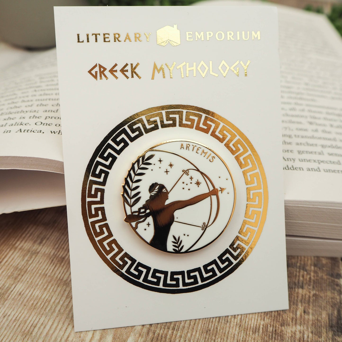 Artemis Enamel Pin Badge - Greek Mythology Collection