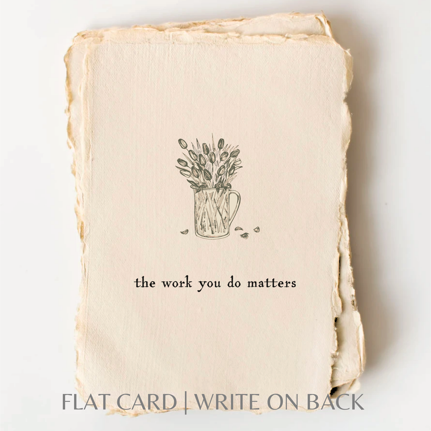 Paper Baristas - Your Work Matters | Teacher Appreciation Greeting Card