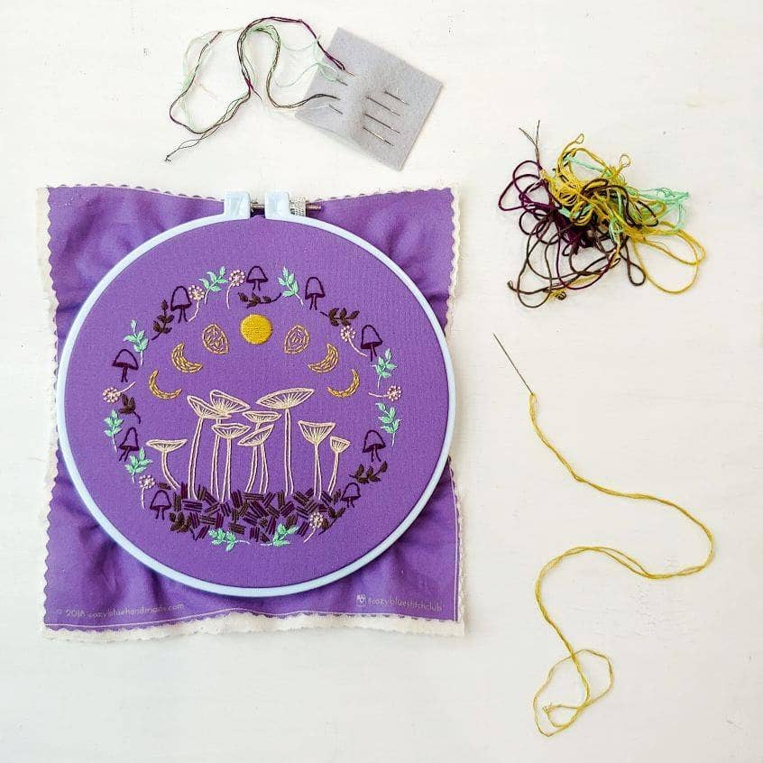 cozyblue handmade - fairy ring embroidery kit