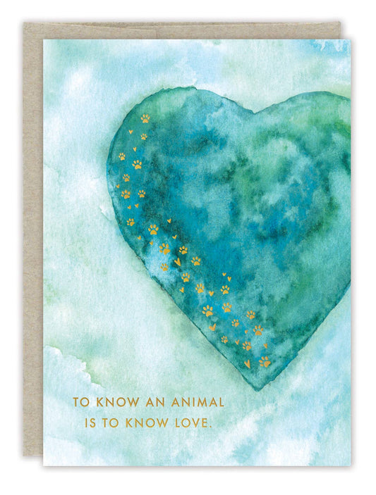 Biely & Shoaf - Paw Prints Pet Sympathy Card