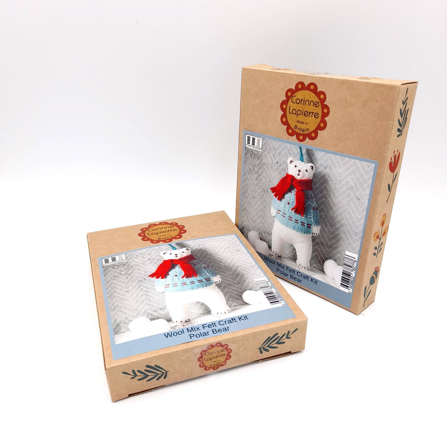 Corinne Lapierre Limited - Polar Bear Felt Craft Mini Kit