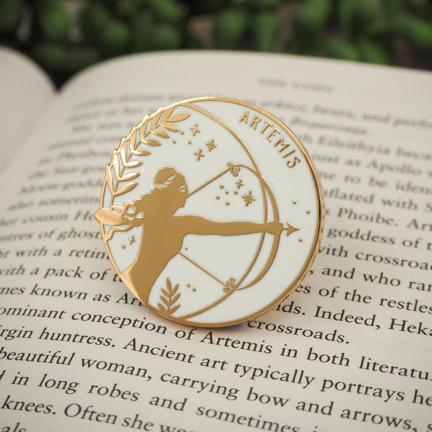 Artemis Enamel Pin Badge - Greek Mythology Collection