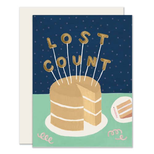 Slightly Stationery - Lost Count | Lost Count Birthday Card