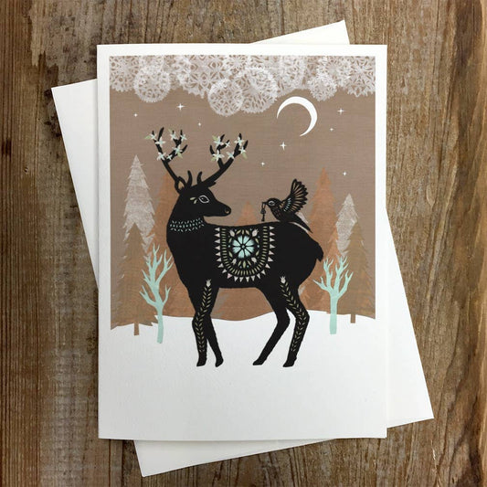 Rural Pearl: Cut Paper Art by Angie Pickman - The Cargo of Memories They Carry - Greeting Card