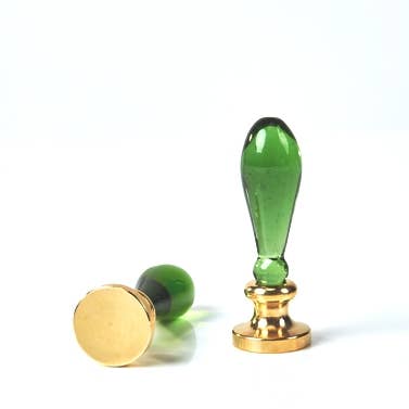 Murano Glass Handles -4 colors: Green