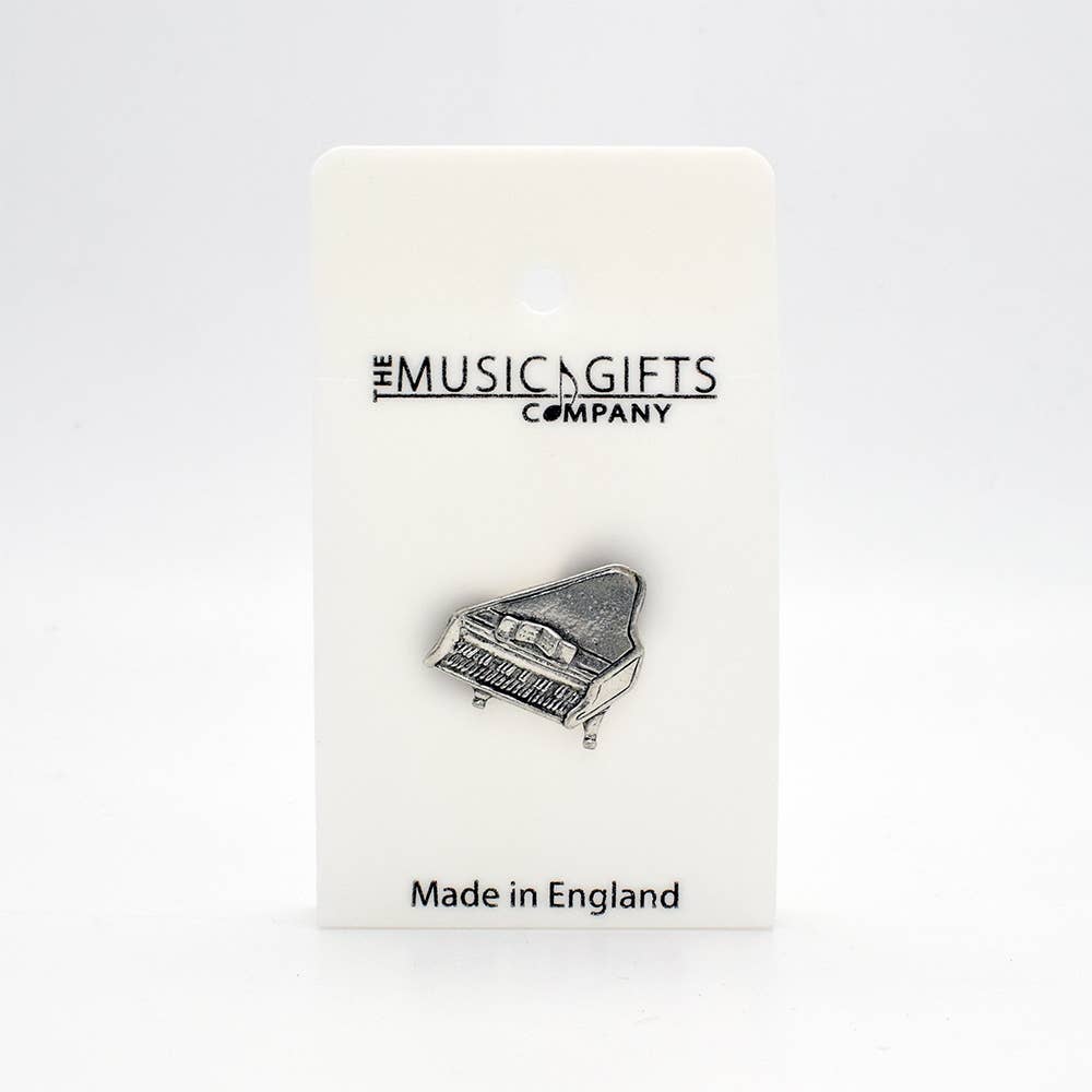 Piano Pewter Pin