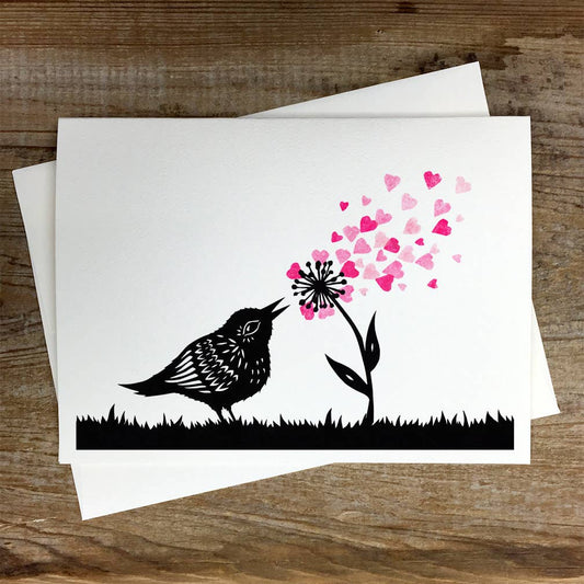 Rural Pearl: Cut Paper Art by Angie Pickman - Sending To You - Greeting Card