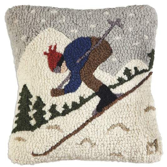 Chandler 4 Corners - Downhill Skier Winter, snow, woods, decor