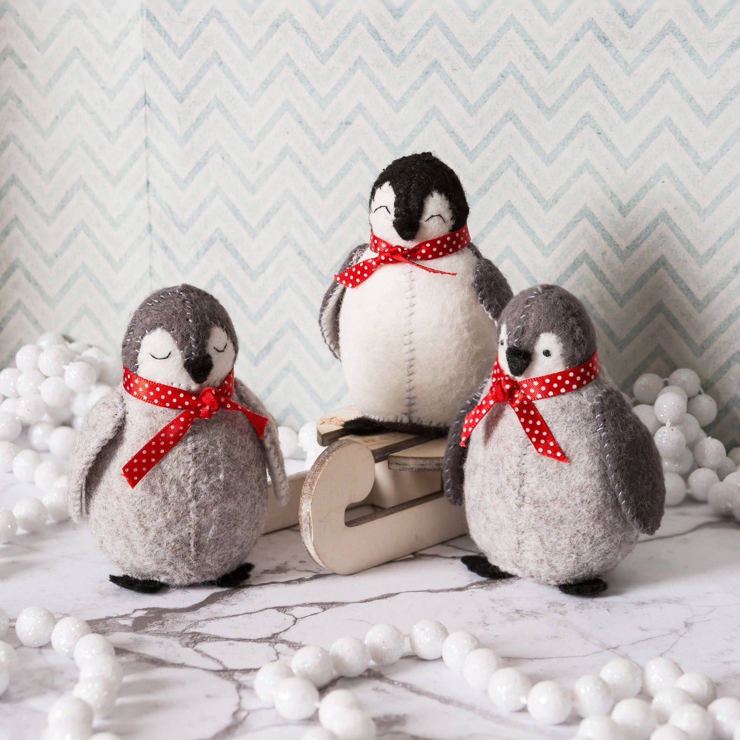 Corinne Lapierre Limited - Baby Penguins Felt Craft Kit