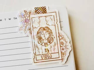 Virgo - Zodiac  - Magnetic Bookmark  3.0 x 2.0