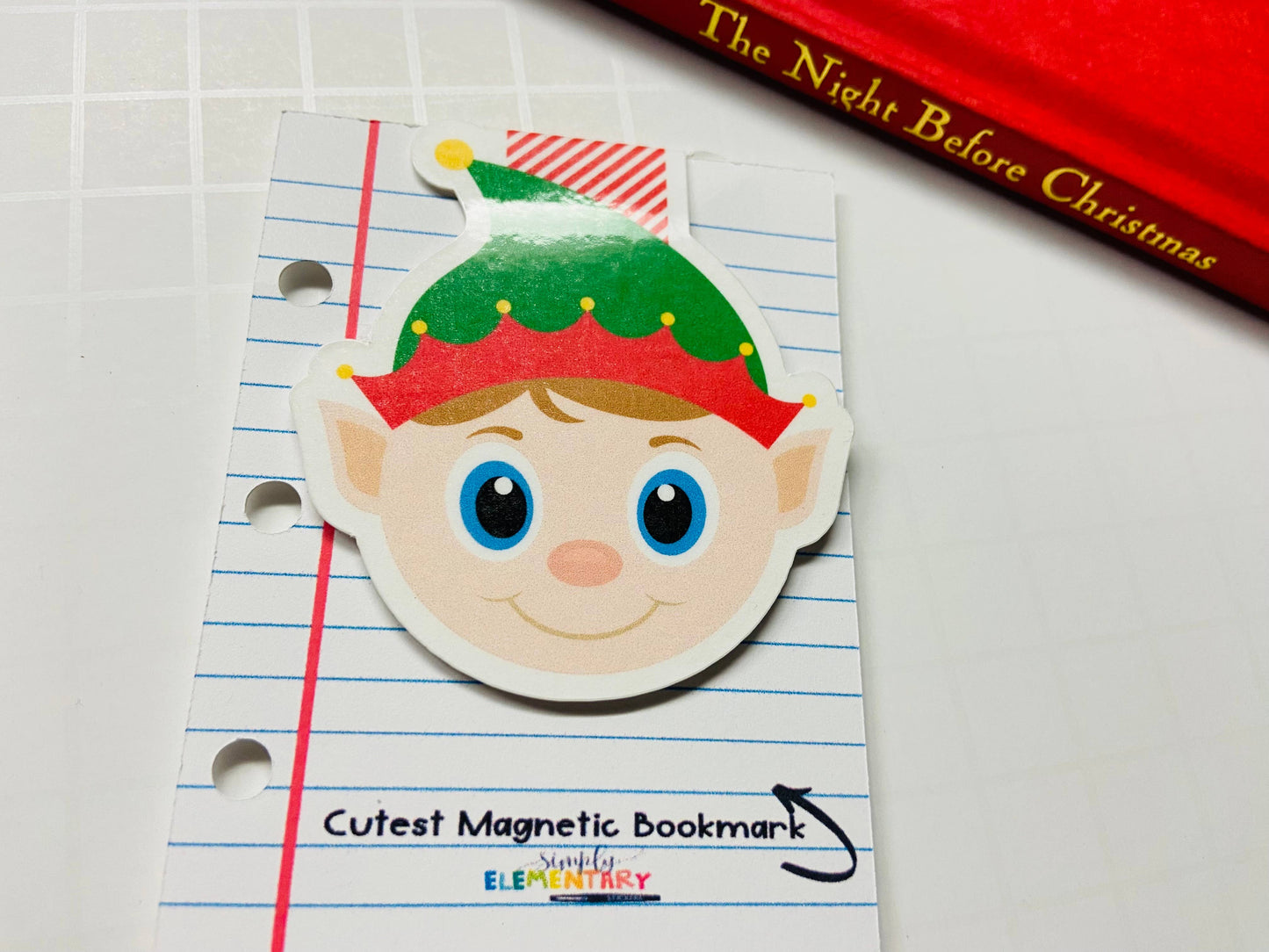 Elf - Magnetic Bookmark 2.5 x 2.5