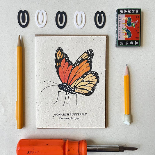 Small Victories - Monarch Butterfly Plantable Wildflower Seed Card