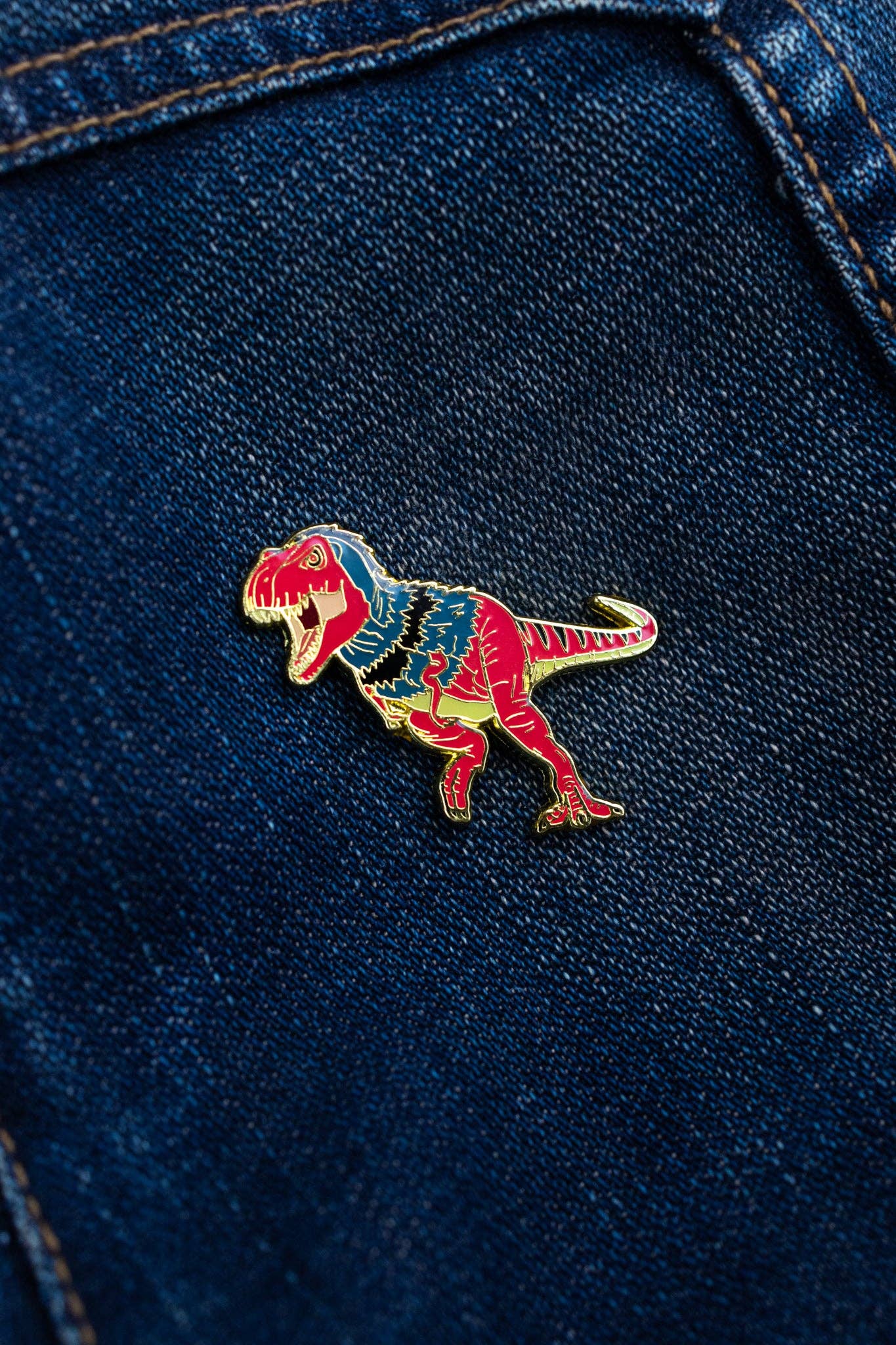 Stemcell Science Shop - Tyrannosaurus Rex Pin (with Feathers)