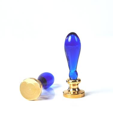 Murano Glass Handles -4 colors: Blue