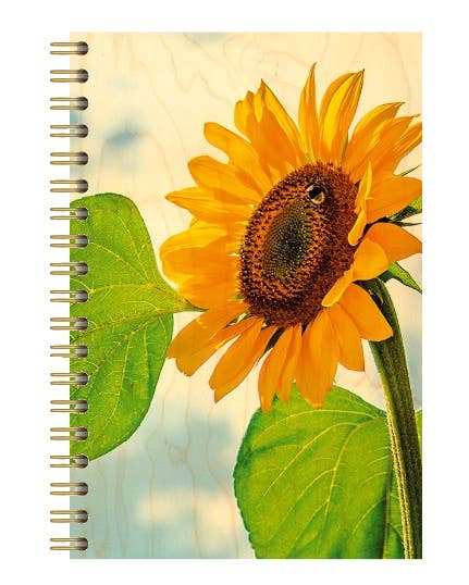 Hironwoods - Carnet Couverture Bois Tournesol - Sketchbook