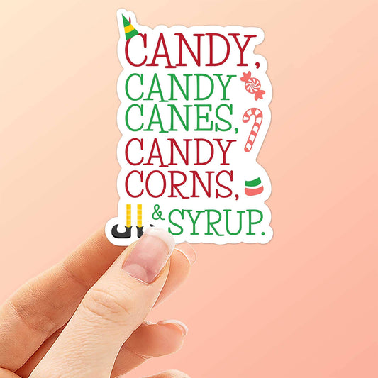 Sentinel Supply - Candy Canes Christmas Movie Quote Sticker