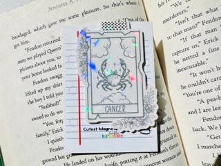 Cancer - Zodiac  - Magnetic Bookmark  3.0 x 2.0  Perfect Teacher Gift!